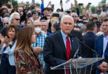 U.S. Vice President Pence Joins Massive Prayer March